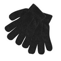 Black Chenille Women's Glove